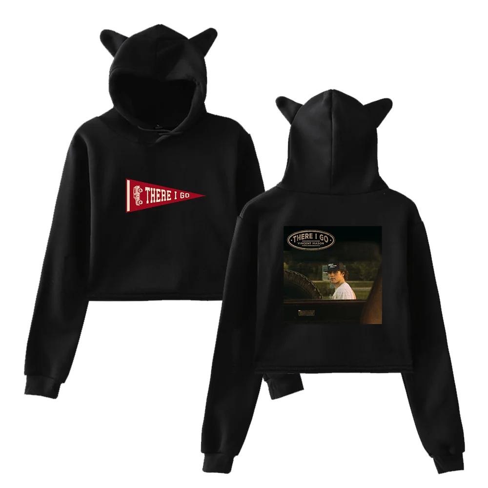Vincent Mason There I Go Cropped Hoodie - Image 2
