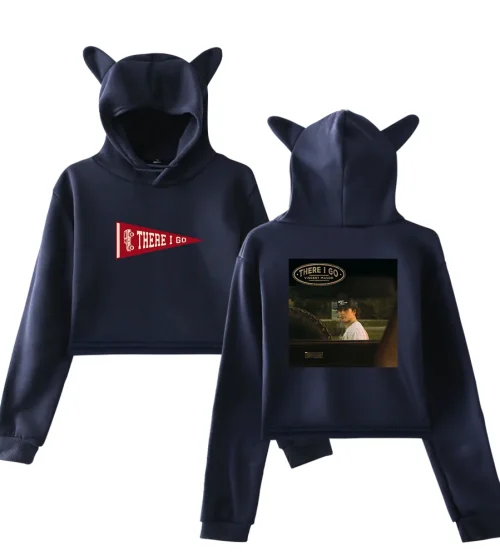 Vincent Mason There I Go Cropped Hoodie