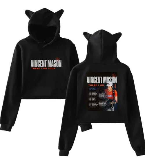 Vincent Mason There I Go Tour Cropped Hoodie